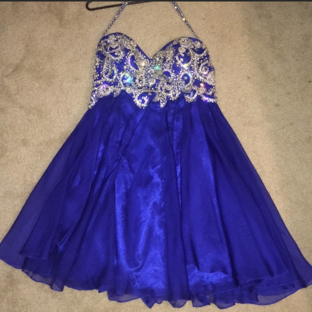 Sherri Hill Royal Blue Homecoming/Prom Dress